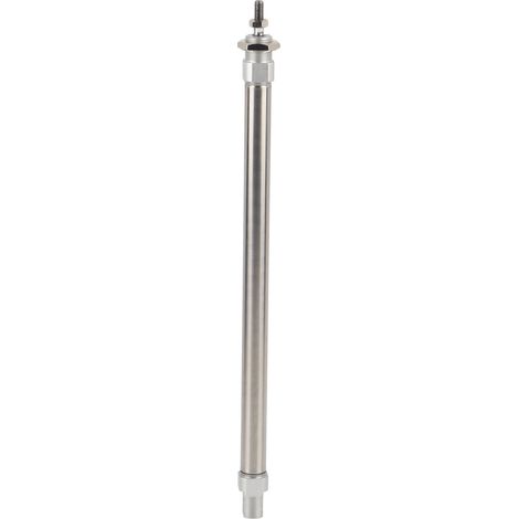Mini-Luftzylinder mit Edelstahlkolbenstange für pneumatische Hubbewegungsgeräte, 20 mm Bohrung, MI20x300 (1/5)