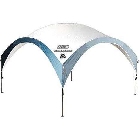 Coleman FastPitch Shelter XL - Cadre rigide - 20,25 m² - 50+ - 5 min - Camping - Bleu - Blanc (2000032026)