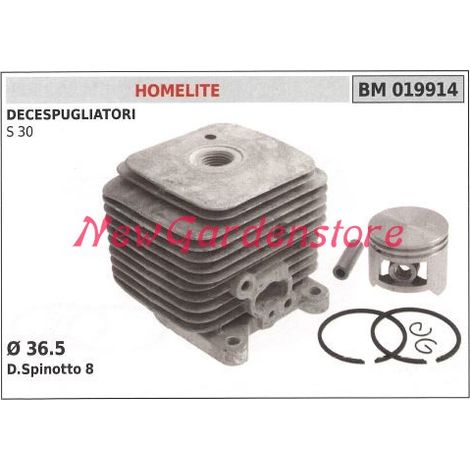 Cilindro pistone segmenti HOMELITE motore decespugliatore S 30 019914