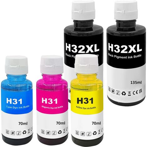 31 32XL Encre Compatible avec HP pour 315 455 515 655 5105 7005 415 (1/5)