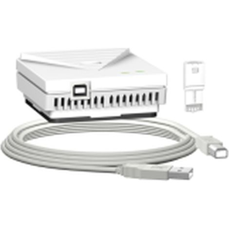 IHP+ PC-Programmierkit mit USB-Anschluss und mitgelieferter Software.