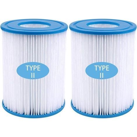 Poolfilterkartuschen Größe 2, Poolfilter für Bestway Größe 2, Poolfilter Typ II für Bestway 58 (1/4)