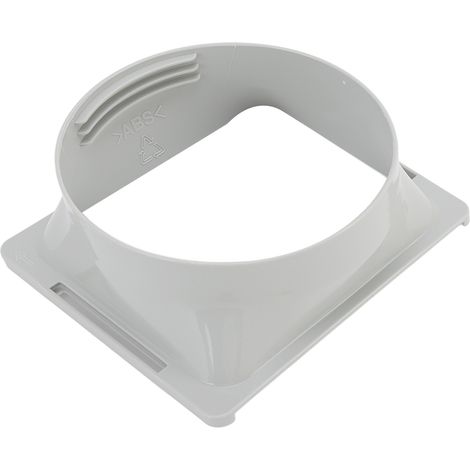 Adaptateur tuyau climatiseur carré ABS filetage horaire anti-horaire calibre 15 cm raccord flexible pour maison (1/5)
