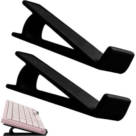 Supporto rialzato per tastiera, supporto ergonomico, supporto per computer, supporto da scrivania per digitare, giocare, per casa, appartamento, camera studentesca, computer (1/5)