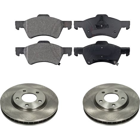 KIT FRENI ANTERIORI compatibile con DODGE CARAVAN (RG) - DISCHI + PASTIGLIE OEM: FDB1510, FDB1474 / 17353 , 17354 /SOSTITUZIONE DIRETTA/BASSA POLVERE/SILENZIOSO (1/5)