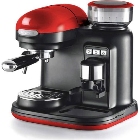 Cafetera Expreso - ETHNICS ORIGINS - Moderna - 15 Bares - 1080W - Rouge/Noir (1/4)