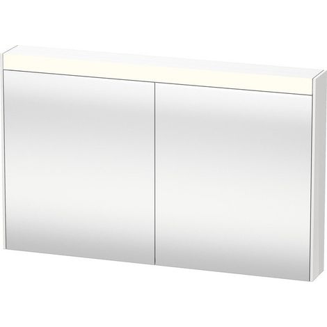 Mueble con espejo BRIOSO con iluminación Duravit 760x1220x148mm cerezo Ticino