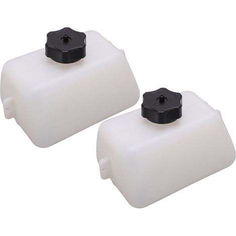 Robuster, auslaufsicherer 1-Liter-Kraftstofftank in Weiß für 43, 47 und 49 cm³ Quads, ATVs, Pitbikes, Pocketbikes und Roller – 2er-Set Kraftstoffkanister (1/5)