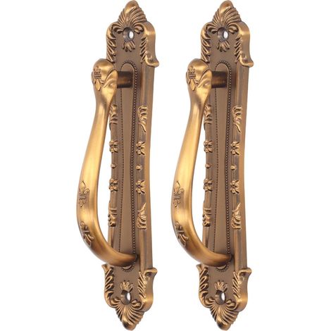 Poignée de porte grange, poignées coulissantes robustes en bronze (1/4)