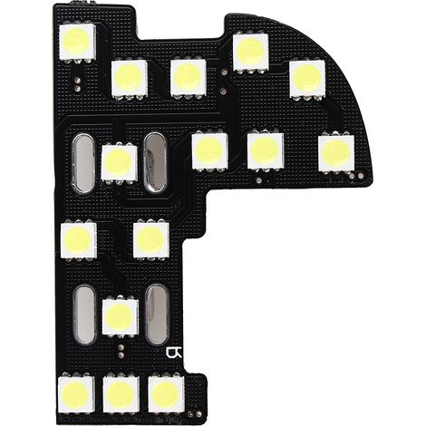 Panneaux LED blancs 62 SMD en 4 pièces pour plafonnier/lunette de lecture intérieur pour Honda Civic (1/5)