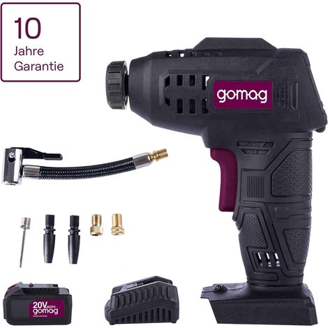 Gomag Akku Handkompressor GO-LP20 20V mobil 7bar 4,0,0 Ah Akku/Ladegerät (1/5)