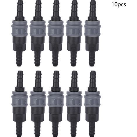 10 Pièces Connecteur Rapide Pneumatique Type C Auto-blocage pour Tuyau Air 8mm 10mm 12mm (1/5)
