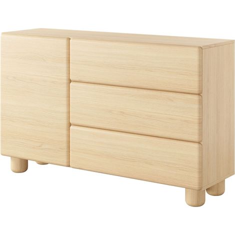 CASSETTIERA, rovere Vicenza, 130 x 80,2 x 38 cm