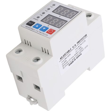 Dispositif de protection contre les surtensions et les sous-tensions, réglage par double affichage, parafoudre de surcharge et de surintensité 40 A 240 V – 300 V (1/5)