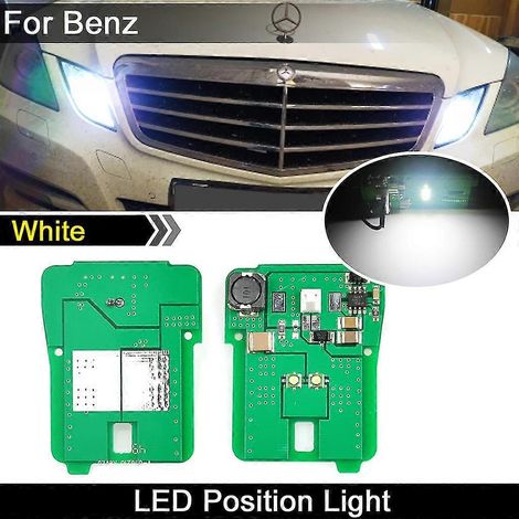 Stück Xenon-weiße LED-Parkpositionsleuchten für Mercedes-Benz E-Klasse Limousine W212 C207 A207 W207 2010-2013