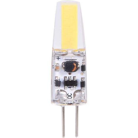 G4-LED-Lampe mit COB-Sockel, Silikon, 12–24 V, nicht dimmbar, 10 Stück, hellweiß, 360° Abstrahlwinkel, für Wohnmobil, Camping und Boot