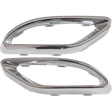 Enjoliveur de sortie d'échappement arrière pour Mercedes Classe A W177, Classe E W238 et Classe C W205 (références 2058852221 et 2058852321, compatible OEM). (1/5)
