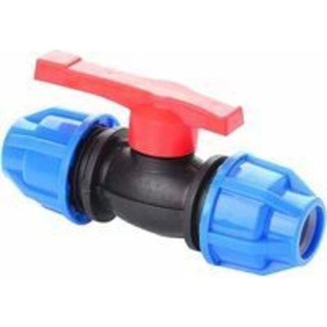 PE-Kugelhahn, 20 mm – 16 bar Druck – Wasserdicht für Kaltwassersysteme – Geeignet für Schwimmbäder und Aquarien (1/5)