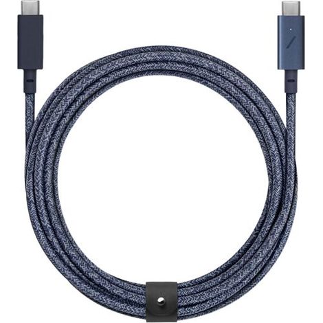 Native Union Belt Cable USB-C to USB-C Pro 2,4m Indigo (1/2)