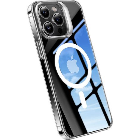 Funda Torras upro Lstand Clear-Mag para iPhone 15 (transparente)