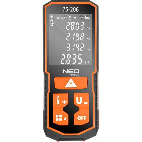 MISURATORE LASER 75-206 - range max 100 metri - NEO