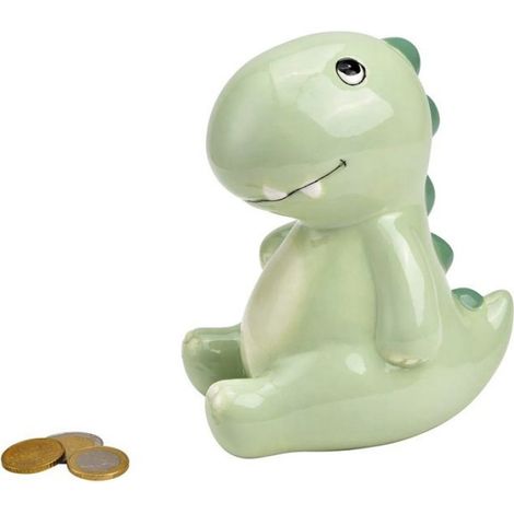Tirelire en céramique dinosaure (1/2)