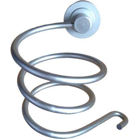 Porte-Seche-Cheveux - Support Mural Sans Perçage - Acier Inoxydable - Pour Salle De Bain - 1 Pièce (1/5)