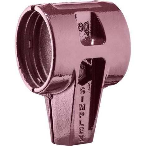 Halder SIMPLEX-Schonhammergehäuse ohne Einsätze, ohne Stiel 80G mm