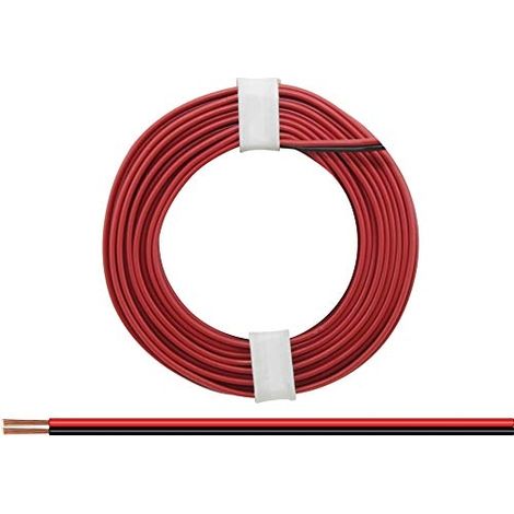 DONAU ELEKTRONIK 2185 DOUBLE FIL, ROUGE/NOIR, 5 M DONAU ELEKTRONIK GMBH DONAU ELEKTRONIK 218-5