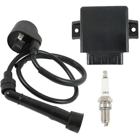 Bobine d'allumage, bougie, boîtier CDI 3089613 compatible avec Polaris Predator 500 2005-2007