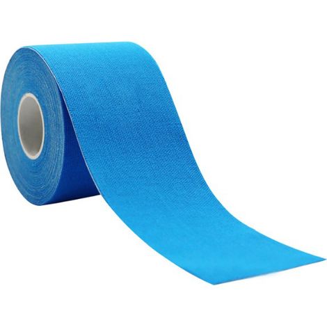 Bande de sport bleue 16,5 pi x 5 cm, imperméable, respirante, sèche rapidement, pour corps, fitness extérieur, ruban adhésif musculaire (1/5)
