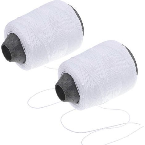 [RM] 2 rouleaux de corde en nylon haute résistance pour la construction, la maçonnerie et le jardinage, pour des projets intérieurs et extérieurs (1/5)