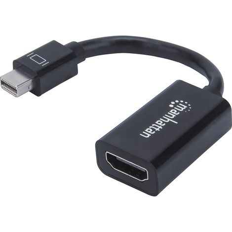Manhattan Adattatore Mini DisplayPort a HDMI Passivo Nero (1/5)