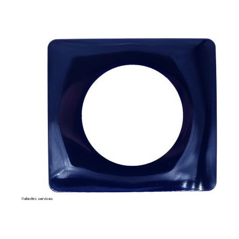 Plaque Legrand 1 poste bleu de four CP0301 – Finition déco – Fixation à clipser – Matériau plastique – Compatible Batibox