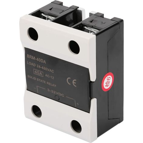 Relais statique BRM-40DA pour charge 24-480 V CA destiné aux processus d'automatisation industrielle (1/4)