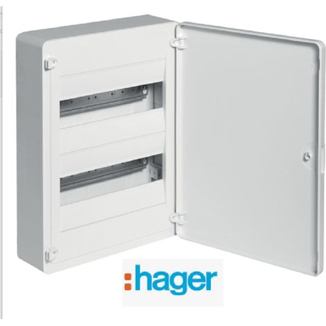 Commande modulaire Hager vs212pd montage surface IP40 12 modules