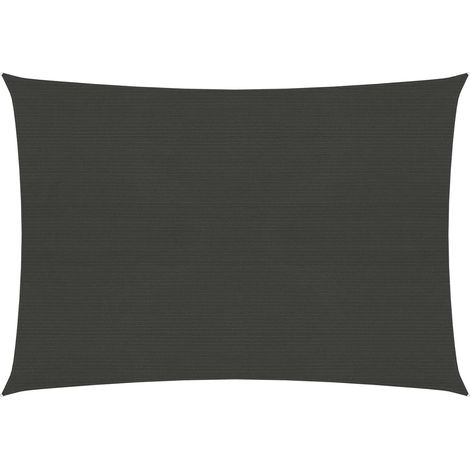 Vela in tessuto per ombrellone 160 g/m² HDPE 6 x 7 m antracite 020008948