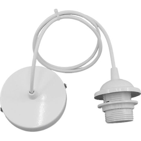 Support de lampe en fer et PVC pour la maison