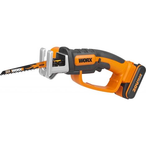 Sierra de calar sin cable Worx WG894E con batería de 20 V y cargador Hoja de 150 mm (1/5)