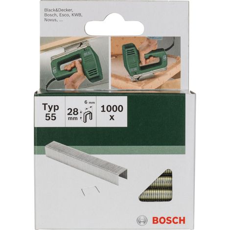Bosch Tacker/pins/nails Narrow Crown Staple Type 55 2609255830