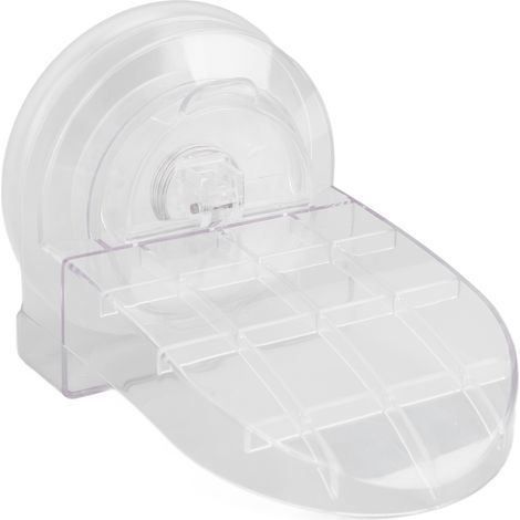 Douche rasage jambes assistance ABS mural confortable maintenir l'équilibre repose-pieds pour une douche sûre Transparent (1/5)