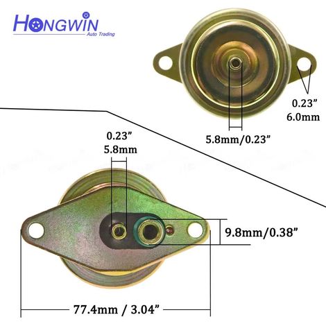 Convient au régulateur de pression d'injection de carburant Ford F4SE9C968AA