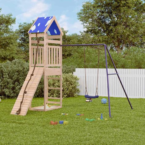Spielturm Massivholz Kiefer (1/5)