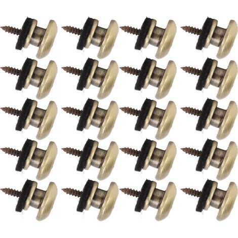 20 Boutons de Sangle pour Guitare, Ukulélé et Basse en Métal avec Système de Verrouillage Sécurisé (1/5)