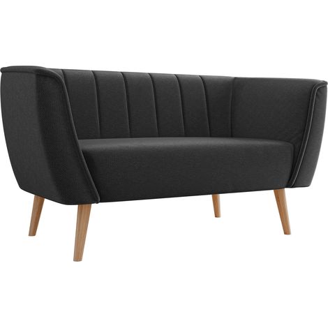 Sofá Glenview 104, Kronos 34, 142x74x75cm, Tapiz, Patas: Madera