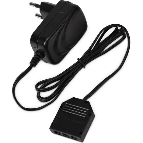 1 Bloc d'alimentation LED,Transformateur 12V 6W,Distributeur 3 voies MiniAMP,Câble 100cm,IP20 pour éclairage intérieur