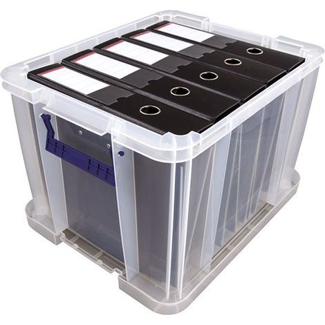 Boite de rangement Transparent Verrouillable 36L, 31.5cm x 47.5cm x 38cm ( Prix pour 1 )