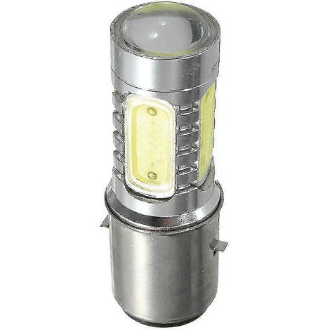Ampoule LED blanche 12 V BA20D H6 4 COB pour phare de moto, vélo, cyclomoteur, quad (1/5)