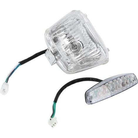 12V Tête Arrière Feu Arrière Lampe Style Dinosaure Fit pour 50cc 70cc 110cc Quad Dirt Bike ATV (1/5)