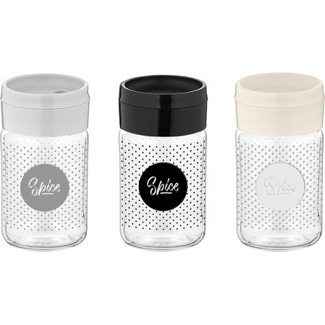 SPICE SPARGISPEZIE 5XH10 CM IN VETRO E PLASTICA IN COLORE ASSORTITO